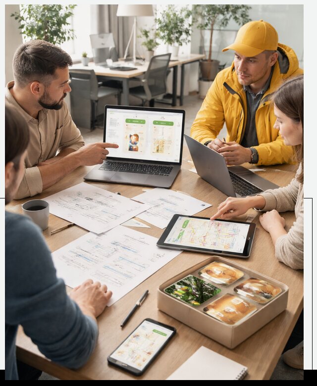 Разработка агрегатора доставки еды в Краснокаменске от 15332 р., АвикейКсн