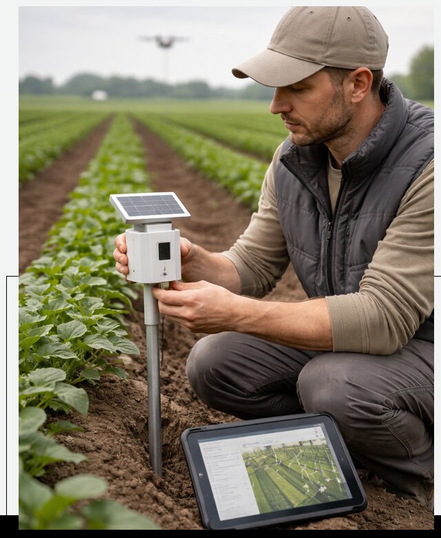 IoT мониторинг сельскохозяйственных полей и контроля в Краснокаменске